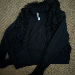 Little Sweater with Floral Applique